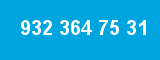 932 364 75 31 932 364 75 31